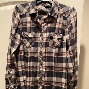 Torrid Plaid Long Sleeve size 00